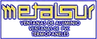 Logo de Metalsur · Ventanas de aluminio, PVC y termopaneles